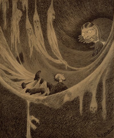 På nettet af Theodor Severin Kittelsen