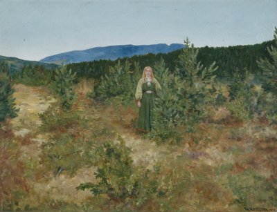 Nymfe (maleri) af Theodor Severin Kittelsen