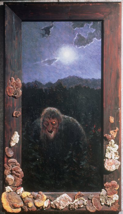Our House Troll (olie på lærred) af Theodor Kittelsen