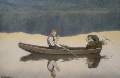Over hav og flod af Theodor Kittelsen