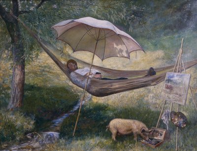 Selvportræt af Theodor Kittelsen