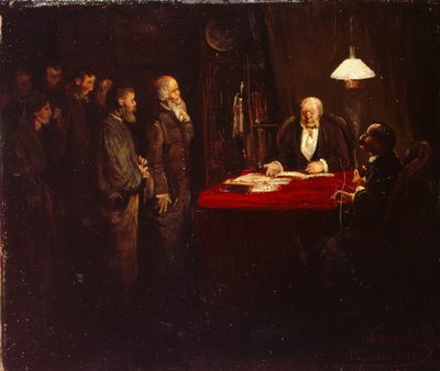 Strejke af Theodor Severin Kittelsen