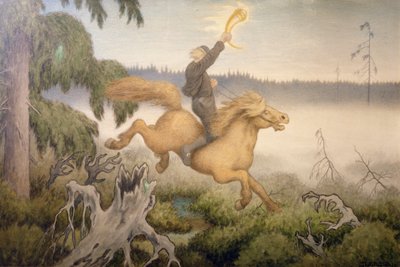 Det Gyldne Horn af Theodor Kittelsen