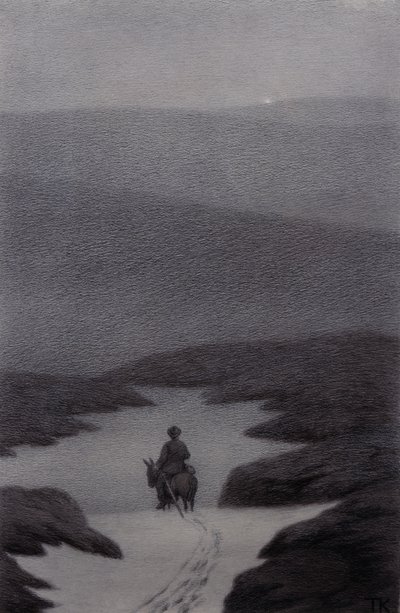 Ja, jeg ser noget langt langt væk sagde drengen, det glitrer af Theodor Kittelsen