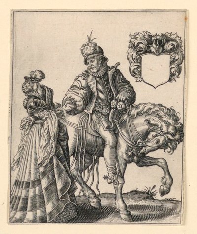 Noble og Lady af Theodor de Bry