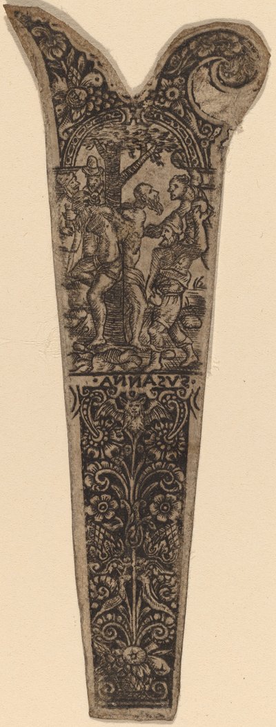 Ornament til knivskaft af Theodor de Bry