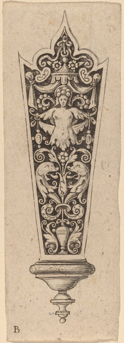 Ornament til knivskaft af Theodor de Bry