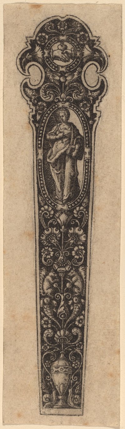 Ornament til knivskaft af Theodor de Bry