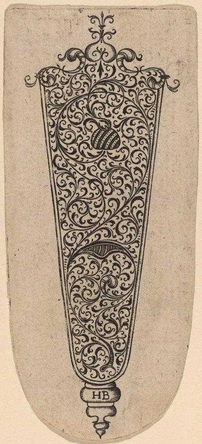 Ornament til knivskaft af Theodor de Bry