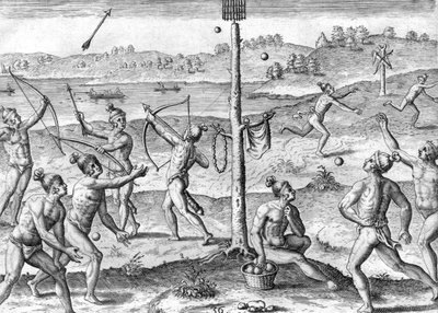 Timucua-indianernes stamme af Theodor de Bry