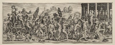 Bacchus triumf af Theodor de Bry