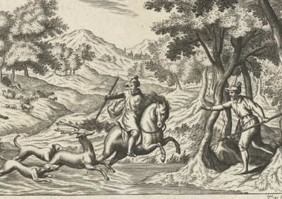 Hjortejagt af Theodor van Merlen (II)