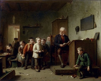 Klasseværelset, 1872 af Theodore Bernard de Heuvel