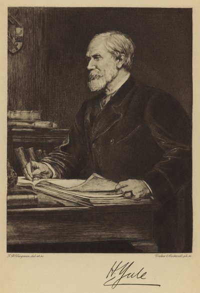 Sir Henry Yule (ætsning) af Theodore Blake (after) Wirgman