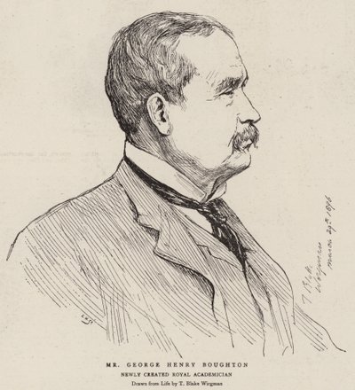 George Henry Boughton af Theodore Blake Wirgman