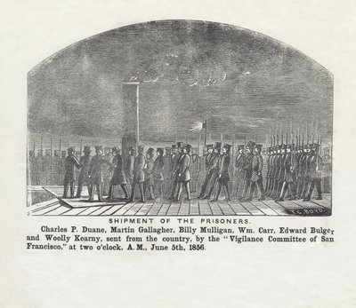 Fangernes forsendelse, pub. 1856 af Theodore C. Boyd