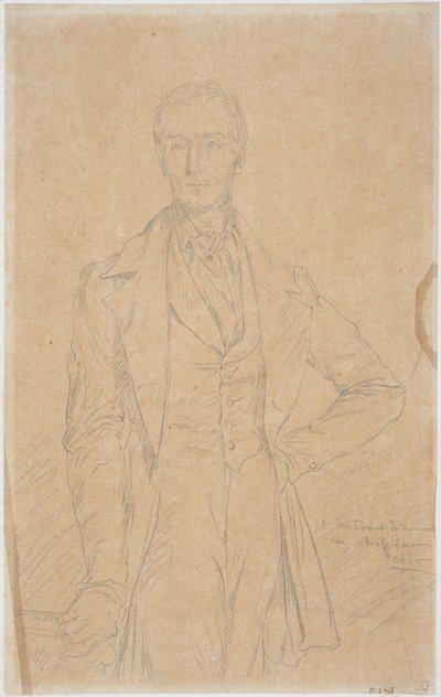 Alphonse de Lamartine af Théodore Chassériau