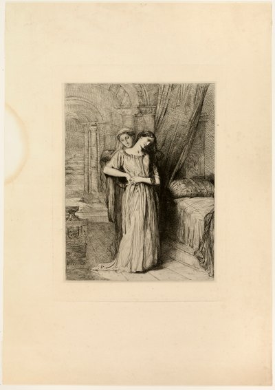 If I Do Die Before You, tallerken otte fra Othello af Théodore Chassériau