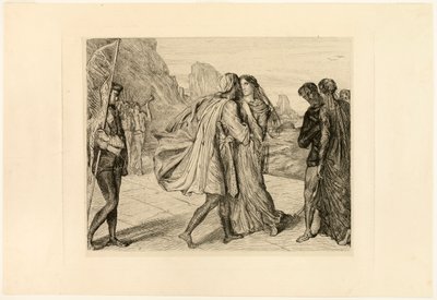 O My Fair Warrior!, tallerken fem fra Othello af Théodore Chassériau