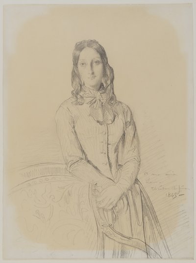 Portræt af Madame Ravaisson af Théodore Chassériau
