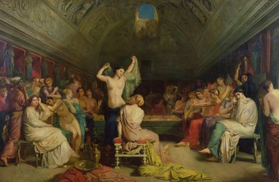 Tepidarium af Theodore Chasseriau