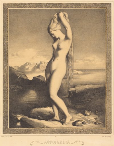 Venus Anadyomene af Théodore Chassériau