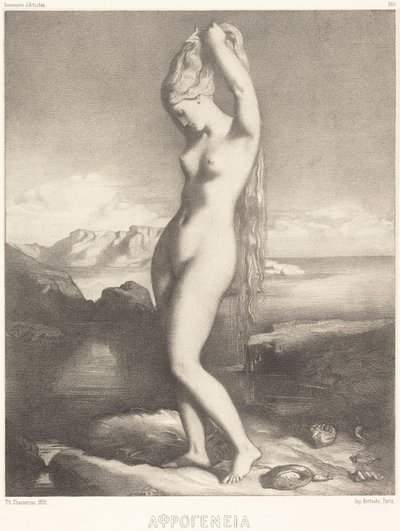 Venus Anadyomene af Théodore Chassériau