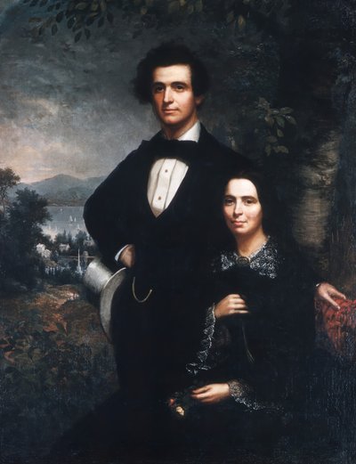 Mr. og Mrs. Daniel T. MacFarlan, 1858. af Theodore E. Pine