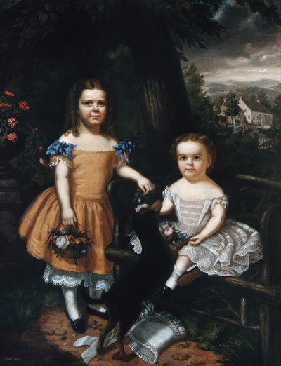 Daniel T. MacFarlans døtre, 1857. af Theodore E. Pine