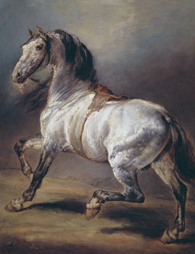 Et studie af en hest af Theodore Gericault