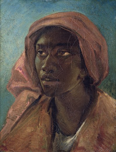 En ung sort kvinde af Theodore Gericault