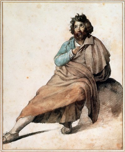 En italiensk montagnard af Theodore Gericault