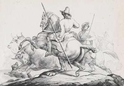 Slagtere i Rom, 1817. af Theodore Gericault