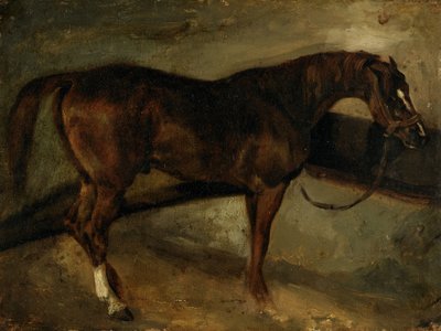 Brun hest af Theodore Gericault