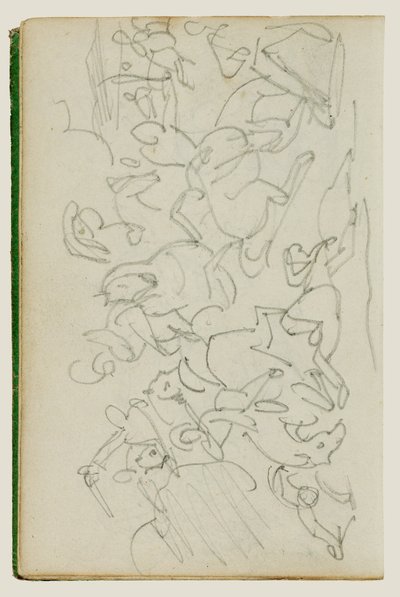 Kavalerislag af Theodore Gericault