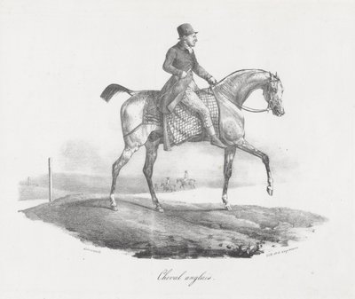 Engelsk hest (An English Horse) af Theodore Gericault