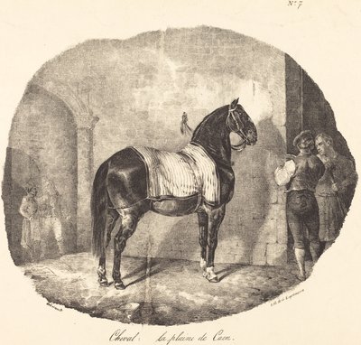 Caen almindelig hest af Theodore Gericault