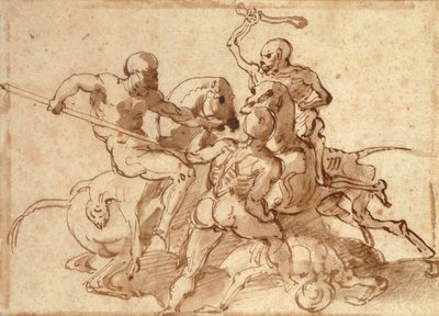 Kamp med døden af Theodore Gericault