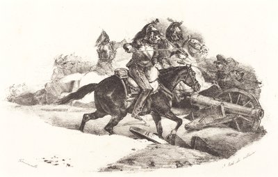 Oplader Cuirassiers af Theodore Gericault