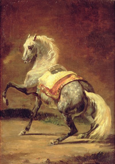 Plettet grå hest af Theodore Gericault