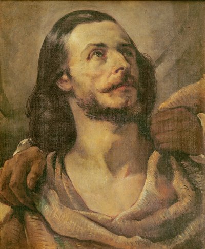 Hoved af en mand af Theodore Gericault