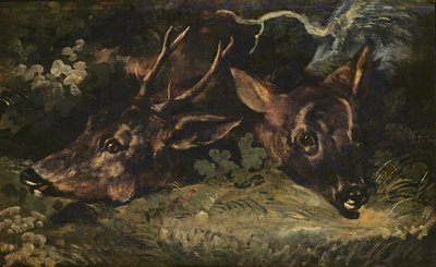 Rådyrhoveder, 1815 af Theodore Gericault