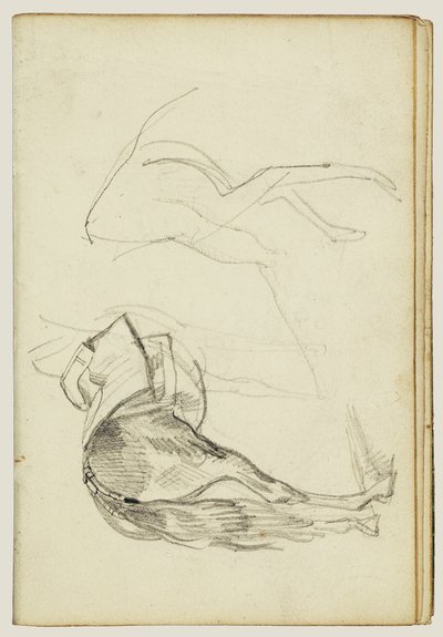 Hestestudier af Theodore Gericault