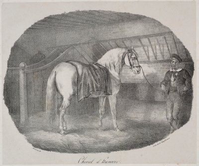 Hest fra Hannover af Theodore Gericault