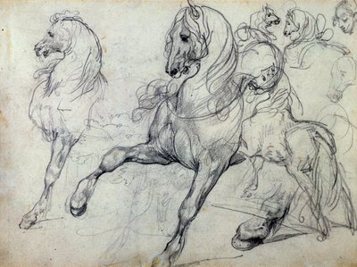 Heste af Theodore Gericault