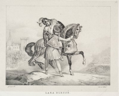 Lara blev såret af Theodore Gericault