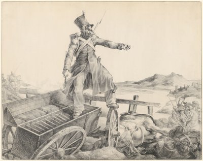Artillerivognen (Artillery Caisson) af Theodore Gericault