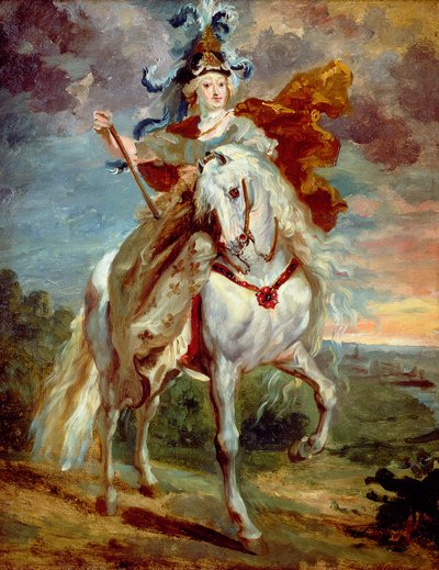 Marie de Medici ved Pont-de-Ce af Theodore Gericault
