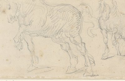 Hestestudier af Theodore Gericault
