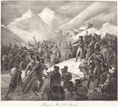 Passage du Mont St. Bernard (Napoleons hær krydser St. Bernard-passet) af Theodore Gericault